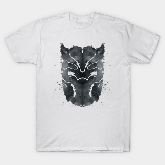 Blot Panther T-Shirt by monsieurgordon